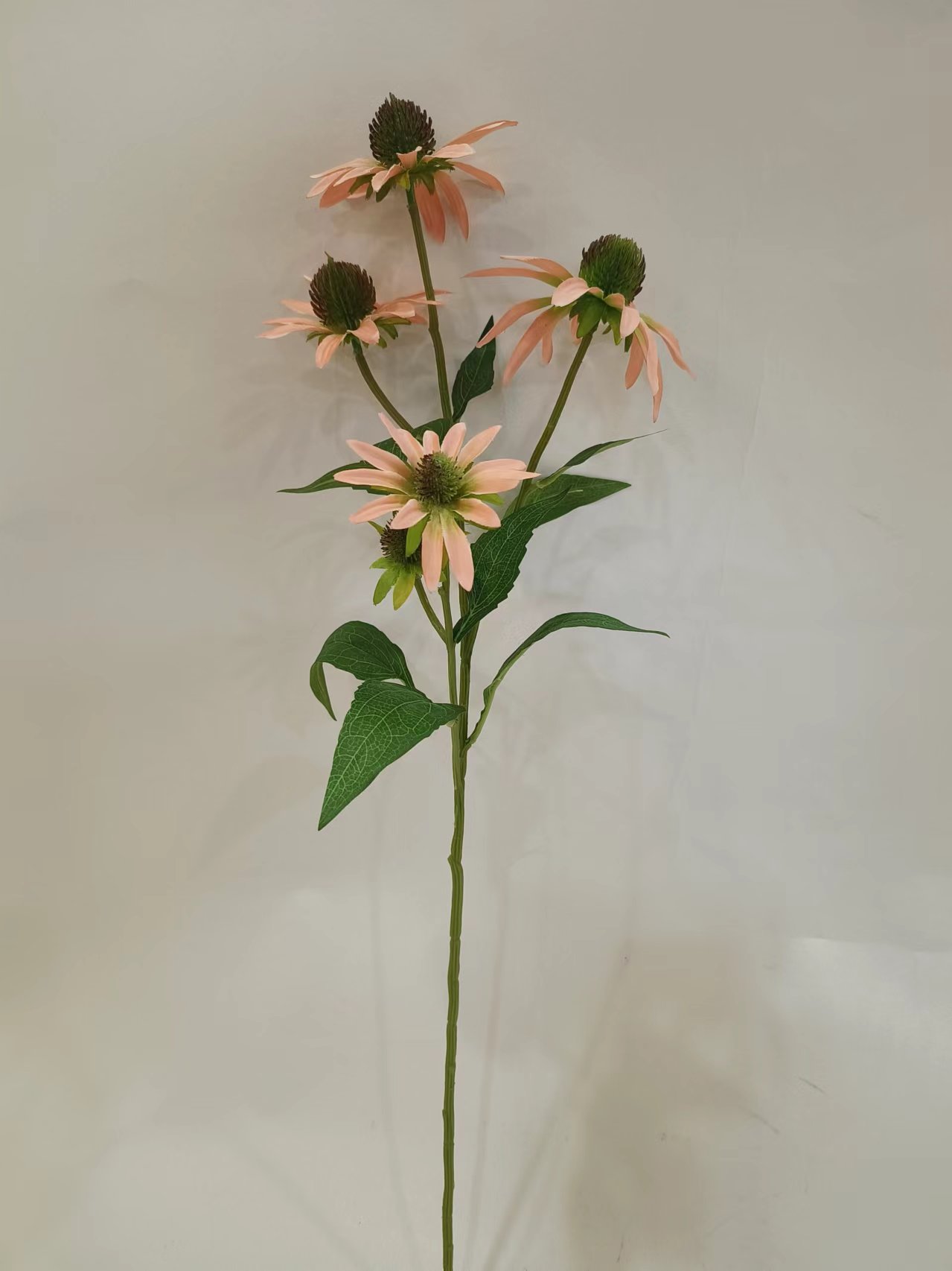 27" Pine Cone Flower Champagne Pink