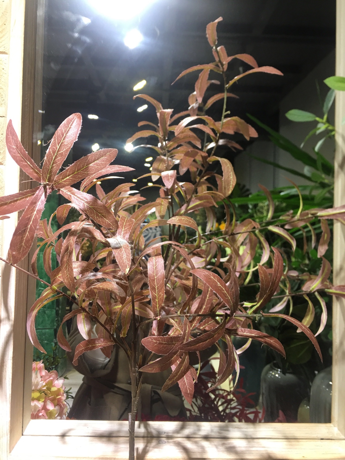 38" Olive Large Branch 10-Fork No Fruit Coffee