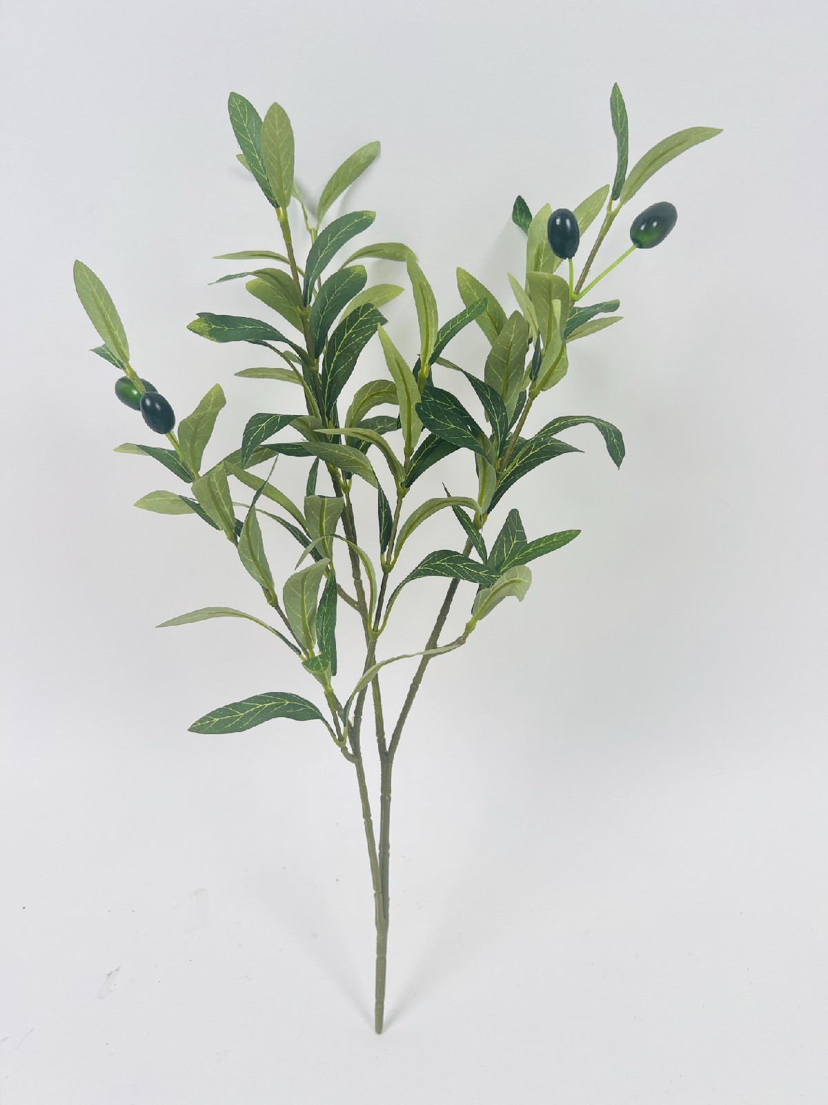 Olive Short Spray, 4-Fork, with Fruit, 17